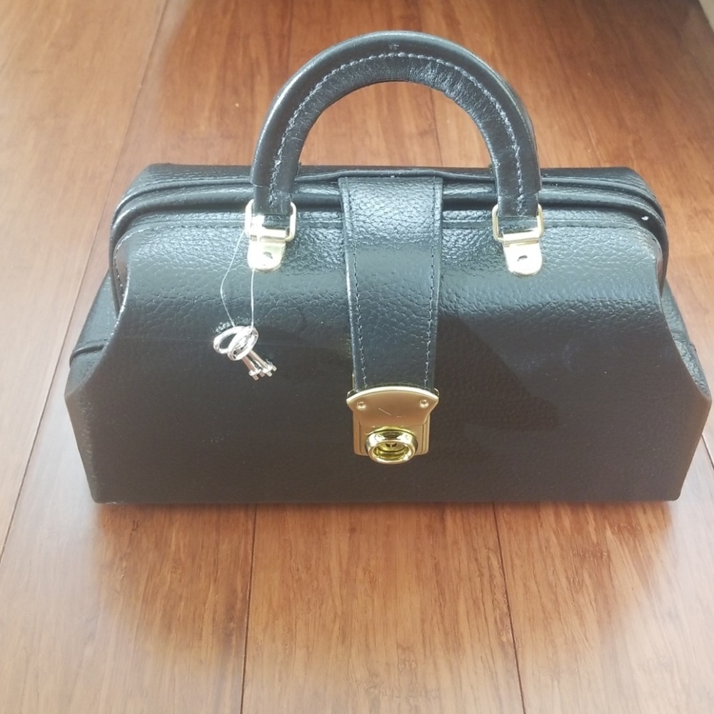 Graham Field Black Leather Doctor's Bag
